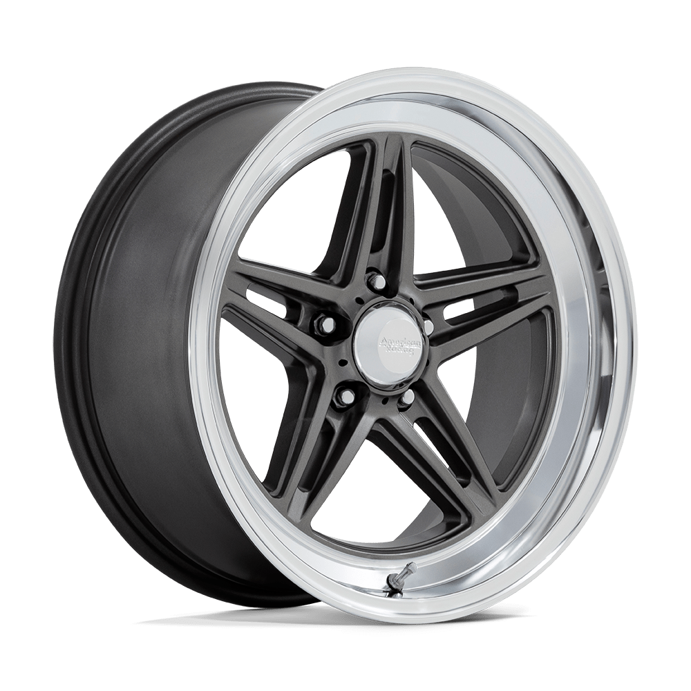 AMERICAN RACING VINTAGE VN514 GROOVE 20x10 6 5x120.65 ANTHRACITE W/ DIAMOND CUT LIP
