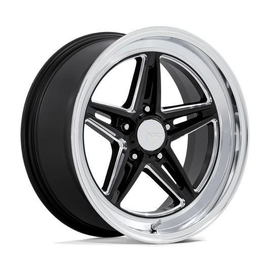 AMERICAN RACING VINTAGE VN514 GROOVE 20x10 6 5x120.65 GLOSS BLACK W/ DIAMOND CUT LIP