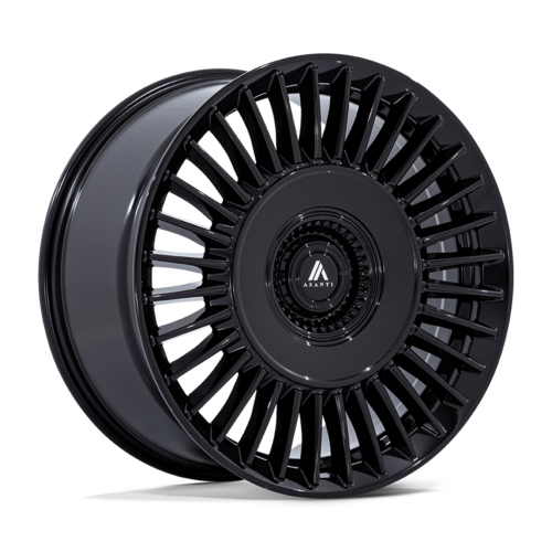 ASANTI BLACK AB040 TIARA 20X10.5 38 5X112/5X120 GLOSS BLACK
