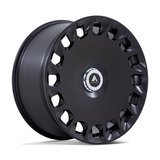 ASANTI BLACK ABL-45 ARISTOCRAT 22X10.5 38 5X112/5X120 MATTE BLACK