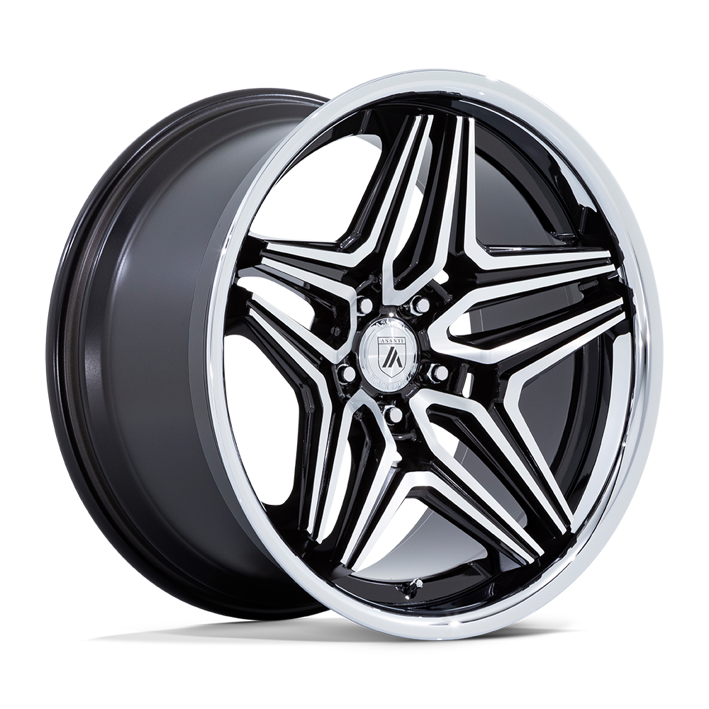 ASANTI BLACK ABL-46 DUKE 20X10.5 18 5X115 GLOSS BLACK MACHINED