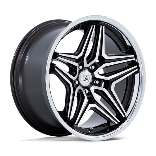 ASANTI BLACK ABL-46 DUKE 20X9 15 5X120 GLOSS BLACK MACHINED