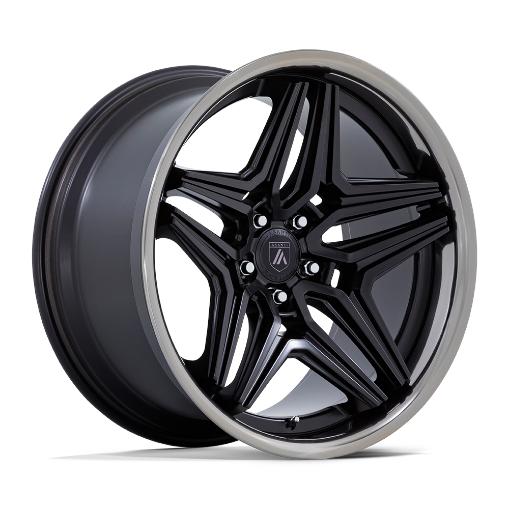 ASANTI BLACK ABL-46 DUKE 20X10.5 18 BLANK SATIN BLACK WITH DDT LIP