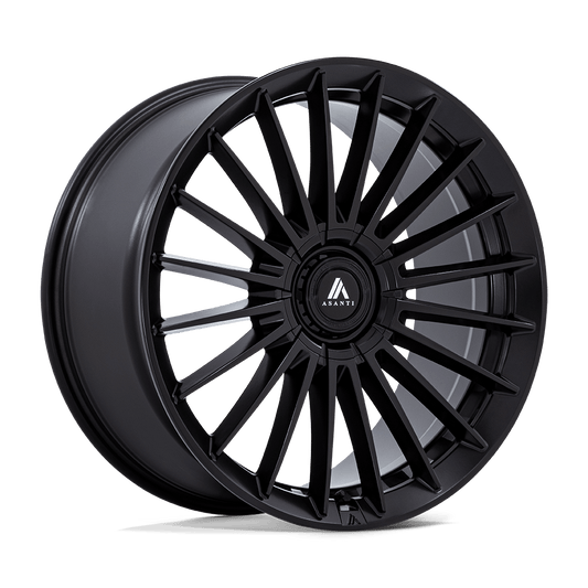 ASANTI BLACK AB048 VICEROY 22x10.5 15 Blank MATTE BLACK