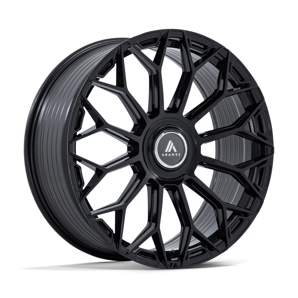 Asanti Black AB051 ENVOY - 20x10.5 38mm 5x112, 5x120 Gloss Black Wheel | AB051BX20055N38
