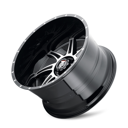 AMERICAN TRUXX VORTEX AT162 22x12 -44 6x135 BLACK/MACHINED