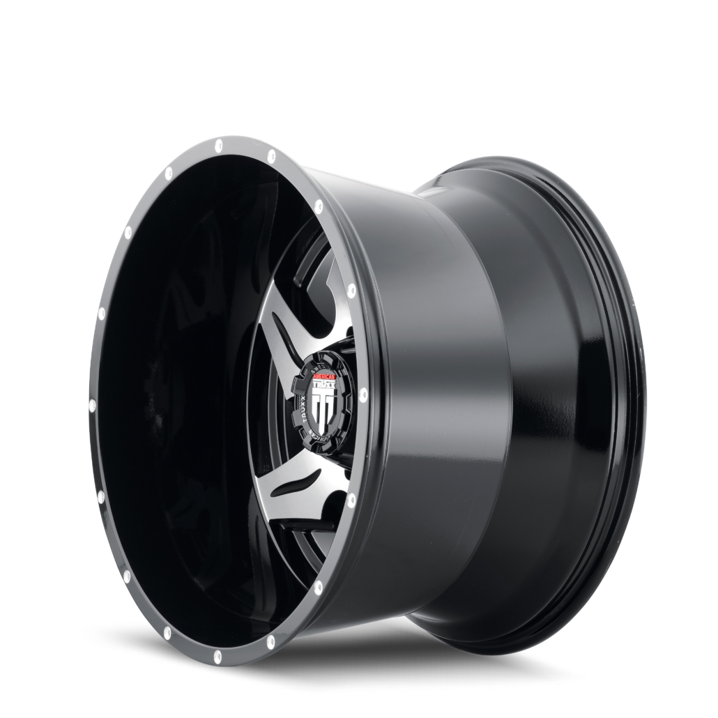 AMERICAN TRUXX NINJA AT163 22x14 -76 6x135 BLACK/MACHINED