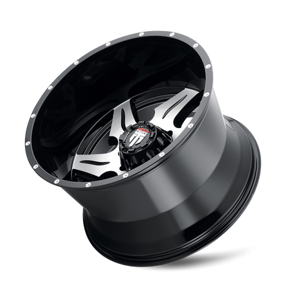 AMERICAN TRUXX NINJA AT163 22x14 -76 6x135 BLACK/MACHINED