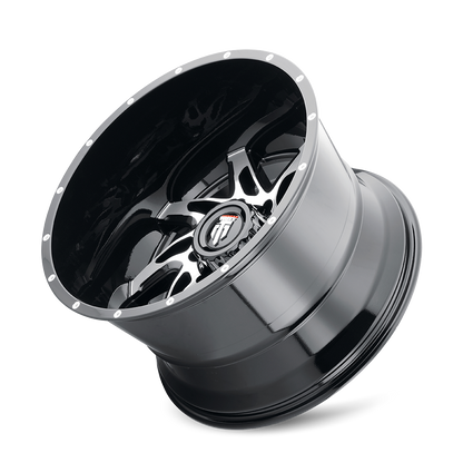 AMERICAN TRUXX SPYDER AT183 22x14 -76 8x180 BLACK/MACHINED