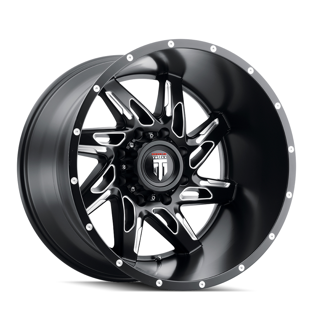 AMERICAN TRUXX SPYDER AT183 22x14 -76 5x150 BLACK/MILLED