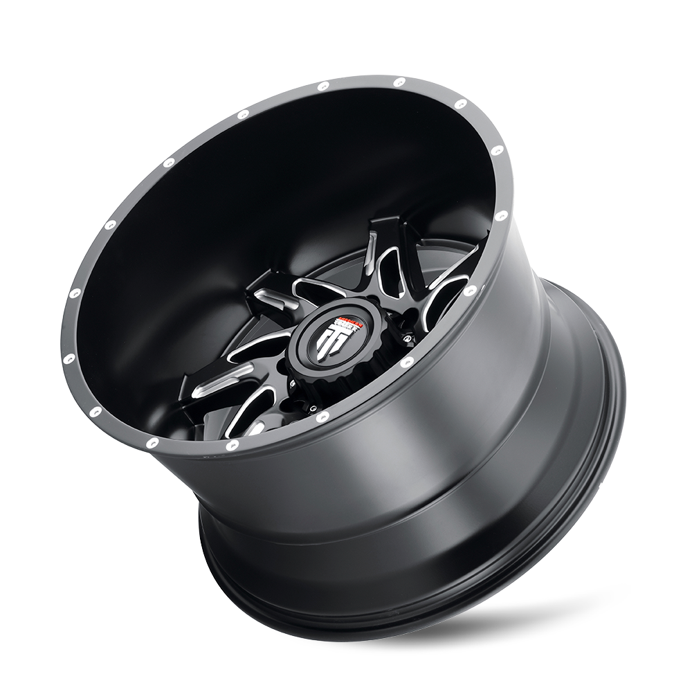 AMERICAN TRUXX SPYDER AT183 22x14 -76 5x150 BLACK/MILLED