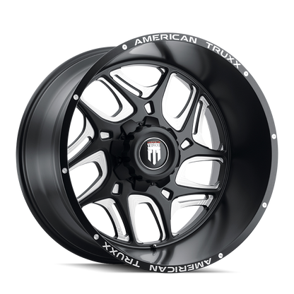 AMERICAN TRUXX SWEEP AT1900 24X14 -76 6x139.7 BLACK/MILLED
