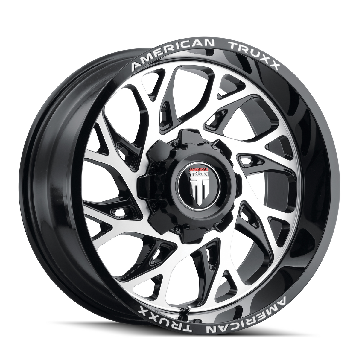 AMERICAN TRUXX DESTINY AT1913 24x14 -76 8x170 BLACK/MACHINED