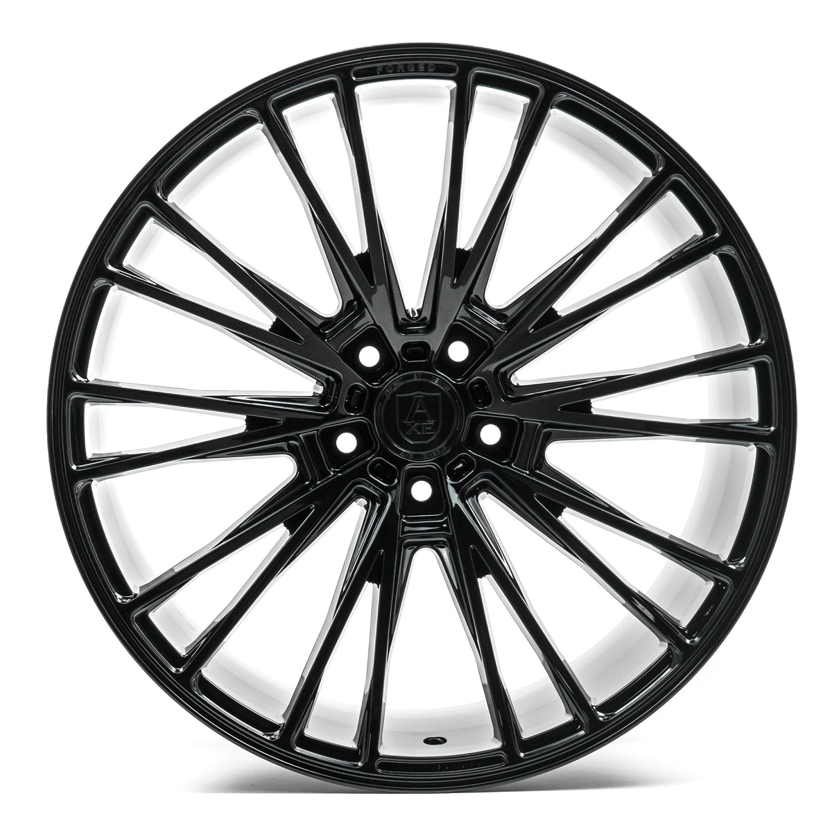 AXE CF2 22x10.5 25 5x115 GLOSS BLACK