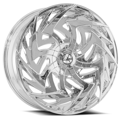 AZARA AZA-520 22X9.5 15 5X115/5X120 NANO CHROME