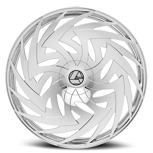 AZARA AZA-520 22X9.5 15 5X115/5X120 NANO CHROME