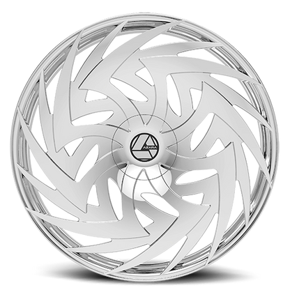 AZARA AZA-520 22X9.5 15 5X115/5X120 NANO CHROME