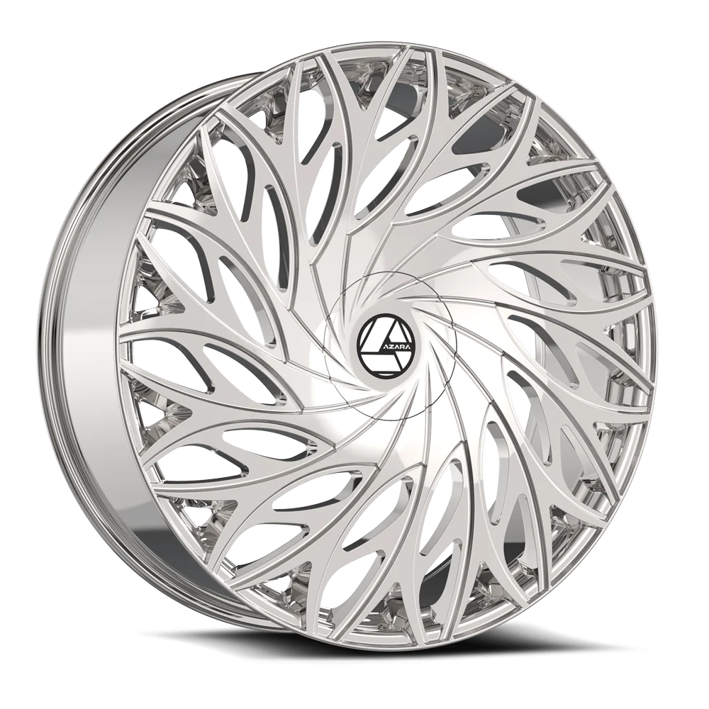 AZARA AZA-525 28X9.5 15 BLANK CHROME