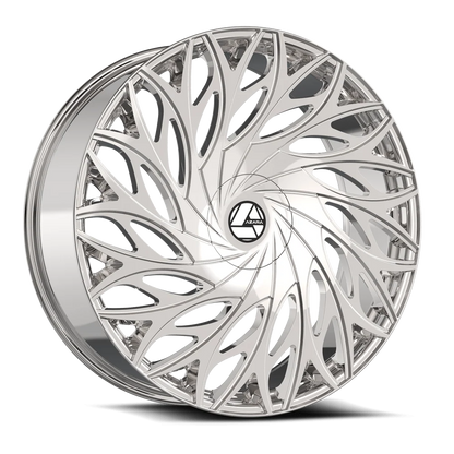 AZARA AZA-525 28X9.5 15 BLANK CHROME
