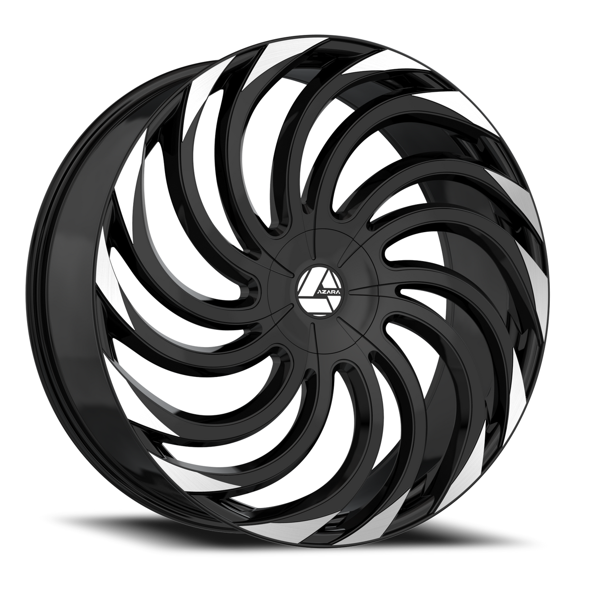 AZARA AZA-534 18X8 35 5X100/5X114.3 GLOSS BLACK & MACHINED