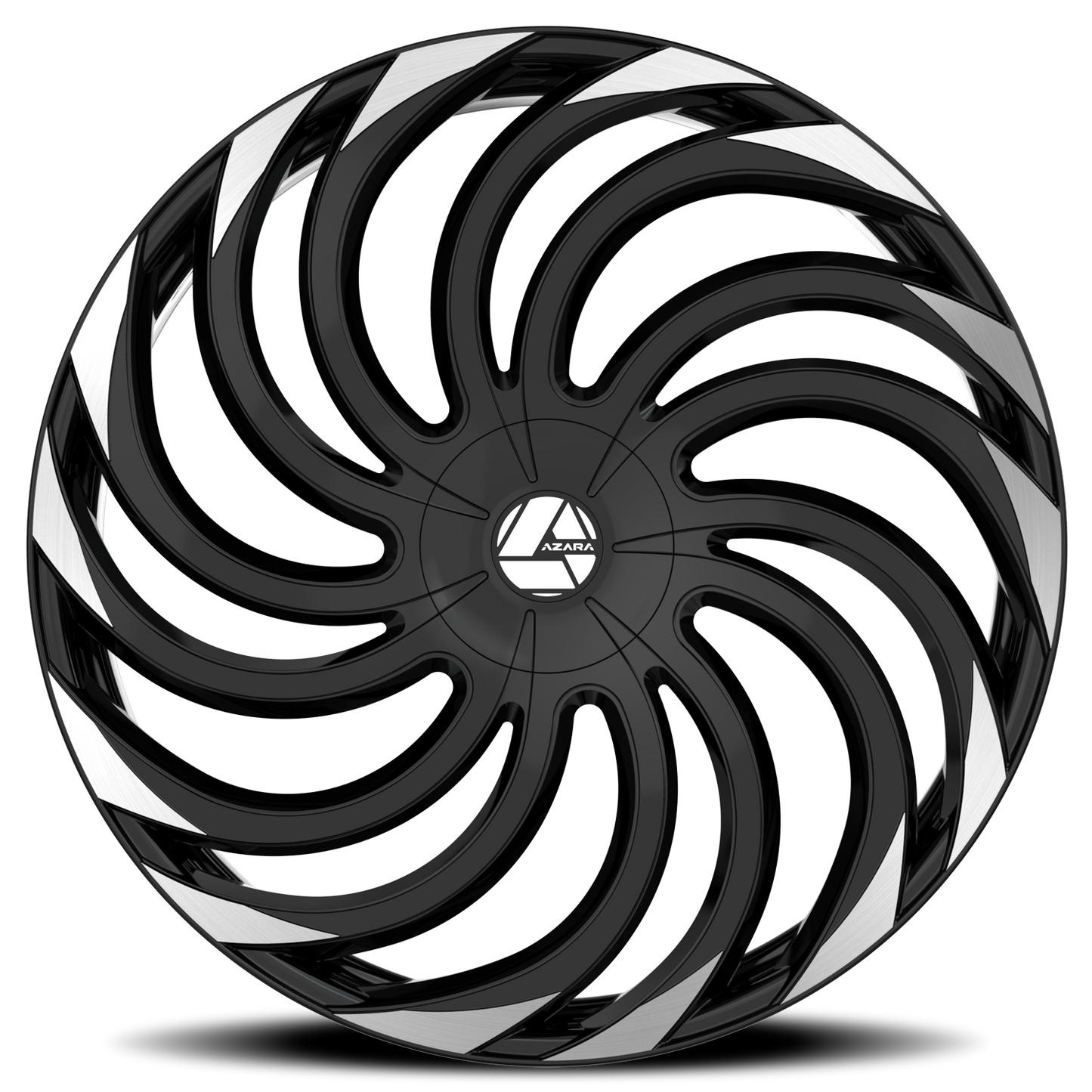 AZARA AZA-534 18X8 35 5X100/5X114.3 GLOSS BLACK & MACHINED