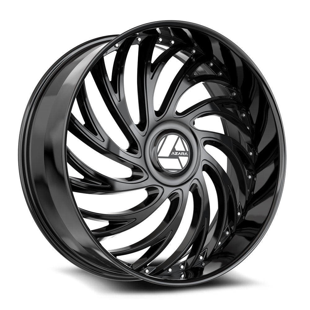 AZARA AZX-101 30X9.5 15 BLANK GLOSS BLACK