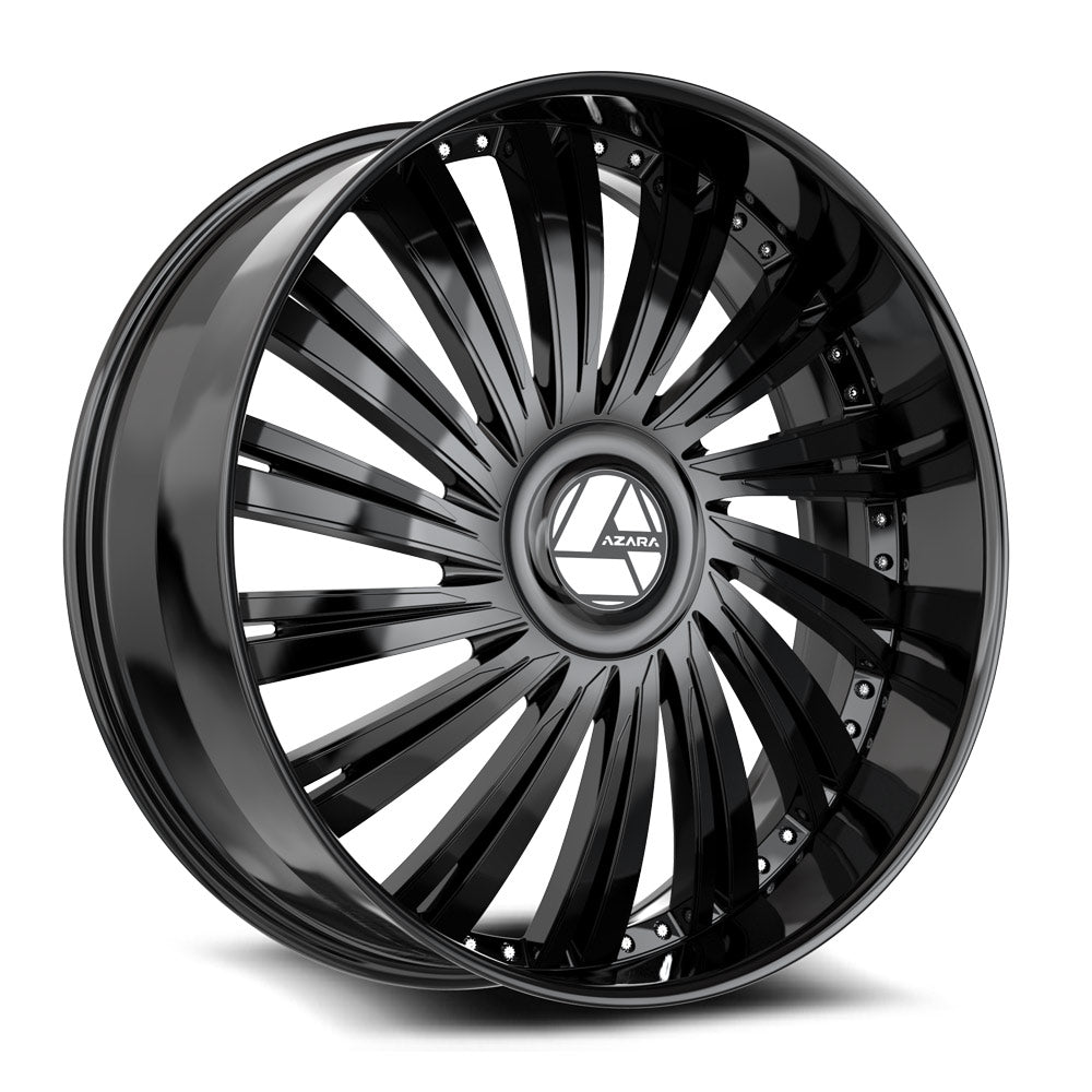 AZARA AZX-102 26X9.5 15 BLANK GLOSS BLACK