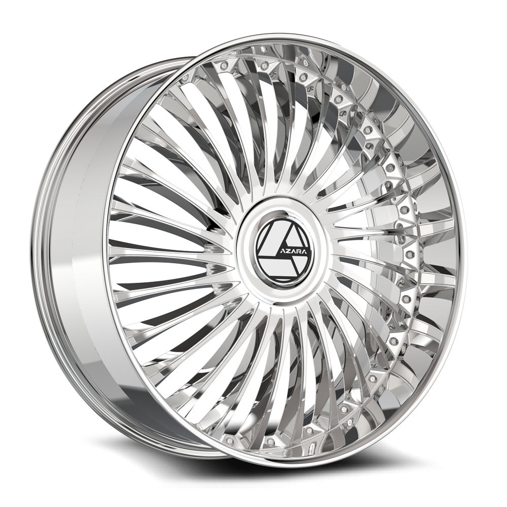 AZARA AZX-103 28X9.5 15 BLANK CHROME