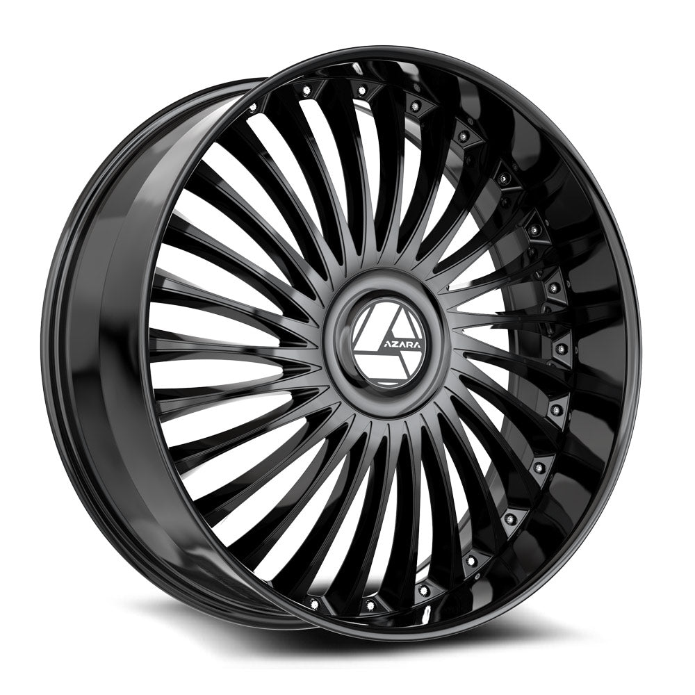 AZARA AZX-103 20X8.5 35 5X108/5X114.3 GLOSS BLACK