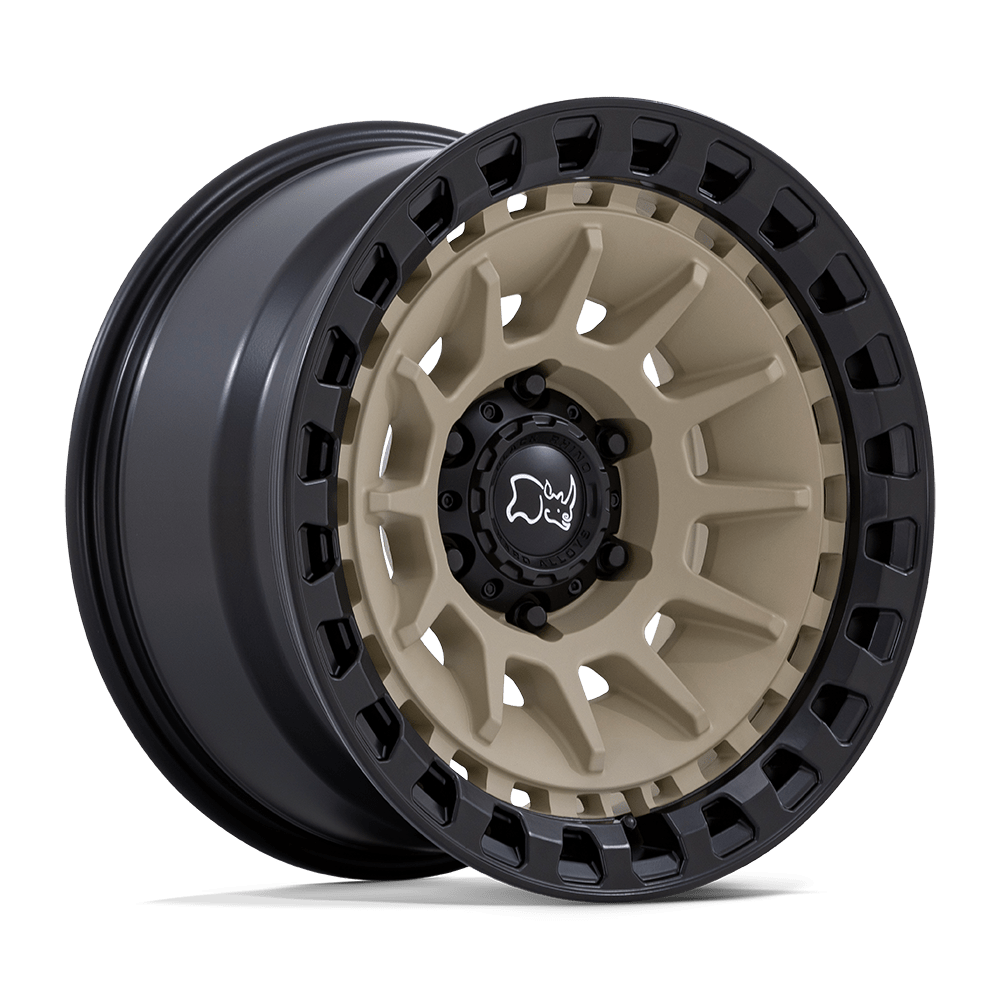 BLACK RHINO BARRAGE 17X8.5 -10 5X127 DESERT SAND ON MATTE BLACK