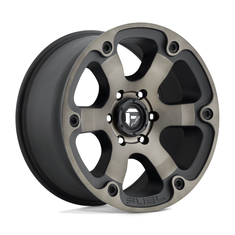 Fuel 1Pc D564 BEAST - 18x9 1mm 5x139.7 MATTE BLACK DOUBLE DARK TINT Wheel | D56418908550
