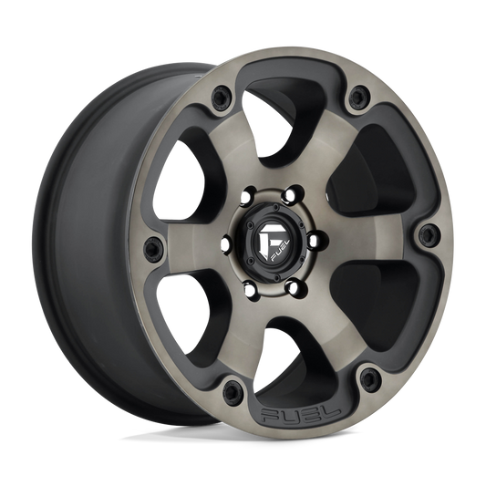 Fuel 1Pc D564 BEAST - 18x9 1mm 5x139.7 MATTE BLACK DOUBLE DARK TINT Wheel | D56418908550