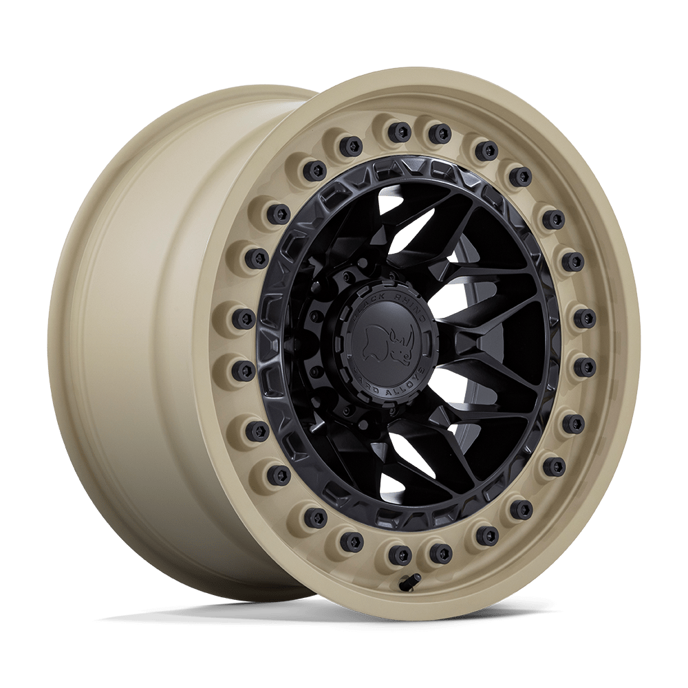 BLACK RHINO ALPHA 18X9 0 6X139.7 MATTE BLACK WITH SAND LIP