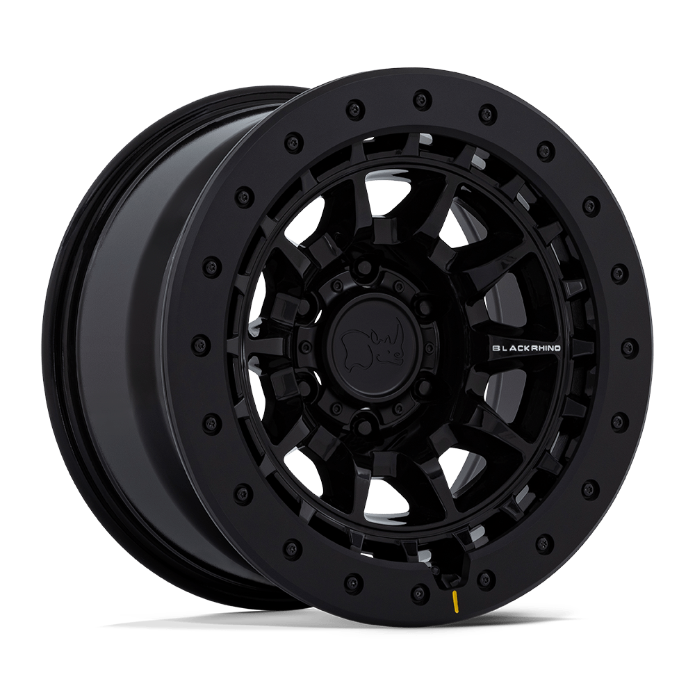 BLACK RHINO HARD ALLOYS BR016 TUSK 17x8.5 -10 5x127 GLOSS BLACK