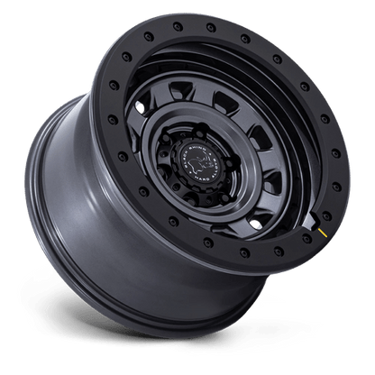 BLACK RHINO HARD ALLOYS BR023 XPLORER 17X9 12 6X135 MATTE GUNMETAL W/ MATTE BLK-LP