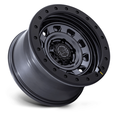 BLACK RHINO HARD ALLOYS BR023 XPLORER 17X9 12 6X135 MATTE GUNMETAL W/ MATTE BLK-LP