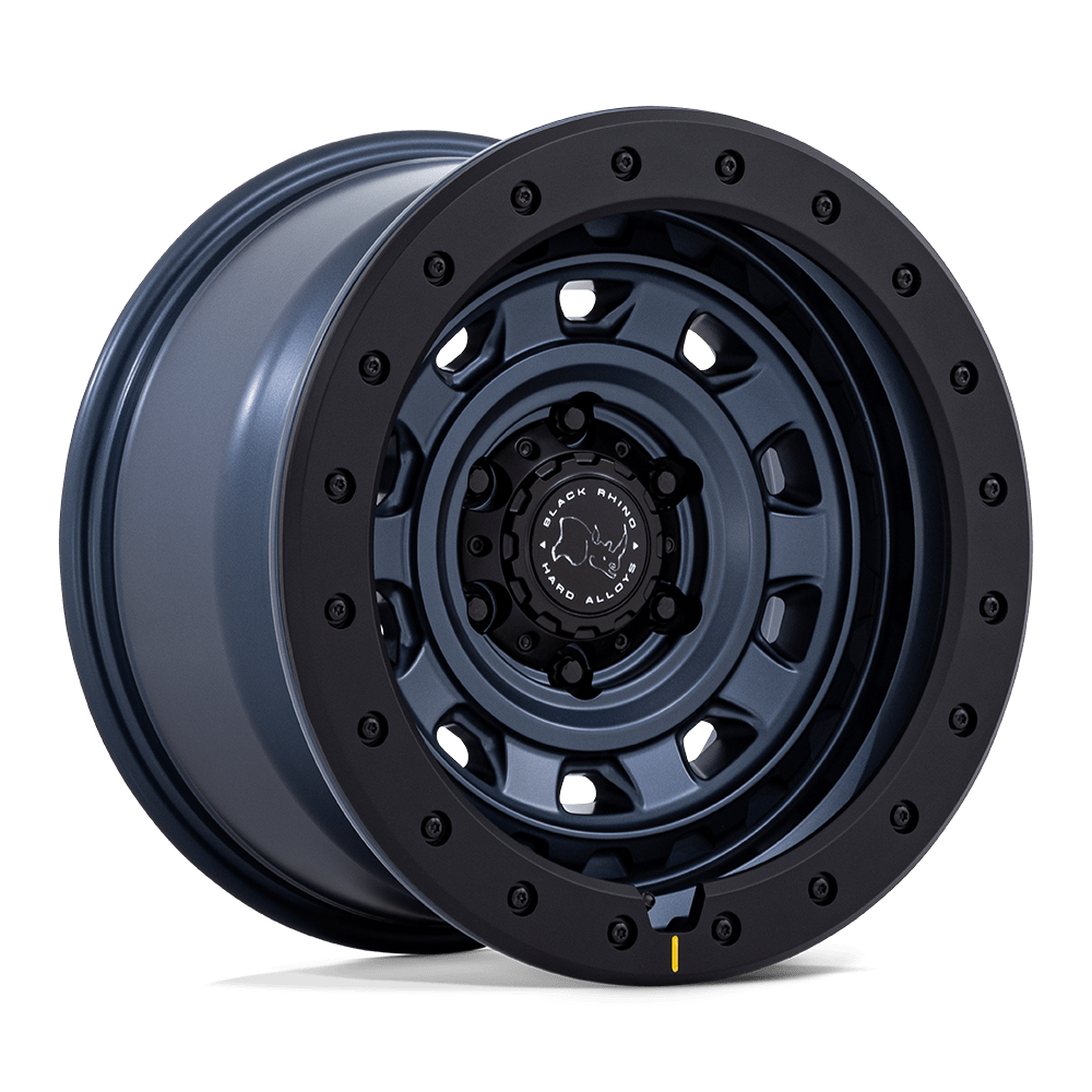 BLACK RHINO HARD ALLOYS BR023 XPLORER 17x9 12 6x139.7 METALLIC BLUE W/ MATTE BLACK L