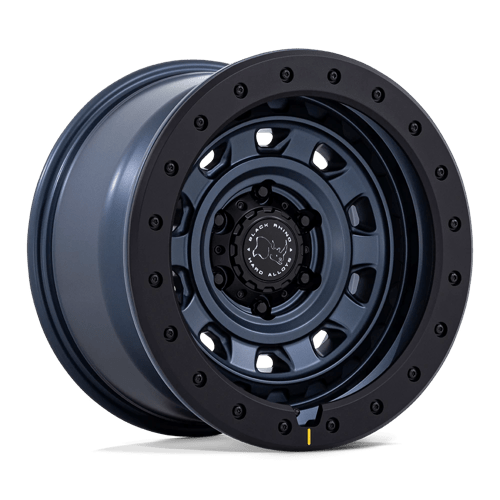 BLACK RHINO HARD ALLOYS BR023 XPLORER 17X9 -12 5X127 METALLIC BLUE W/ MATTE BLACK L