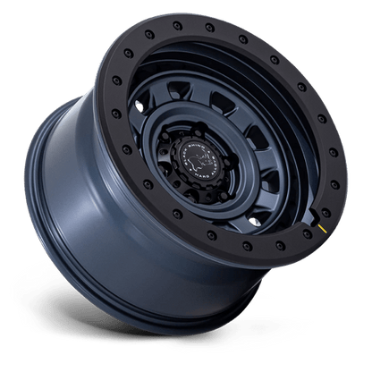 BLACK RHINO HARD ALLOYS BR023 XPLORER 17X9 -12 5X127 METALLIC BLUE W/ MATTE BLACK L