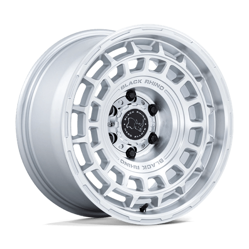 BLACK RHINO HARD ALLOYS BR024 AWOL 17X8.5 25 6X135 SILVER W/ MACHINED FACE