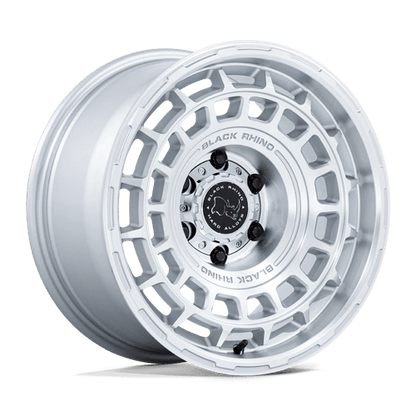 BLACK RHINO HARD ALLOYS BR024 AWOL 20X8.5 25 5X120 SILVER W/ MACHINED FACE