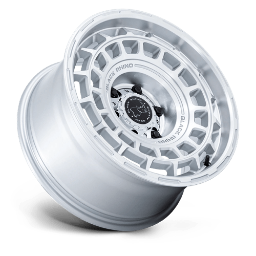 BLACK RHINO HARD ALLOYS BR024 AWOL 20X8.5 25 5X120 SILVER W/ MACHINED FACE