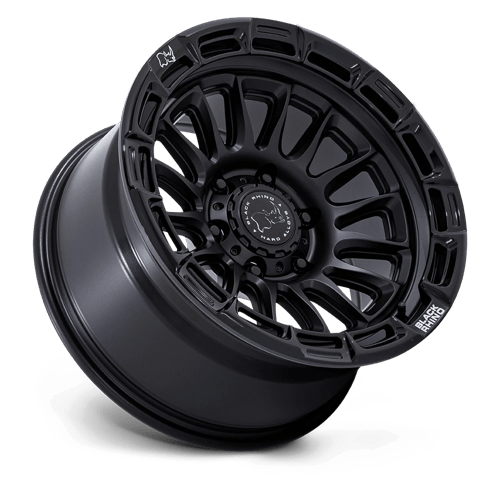 BLACK RHINO HARD ALLOYS BR025 RIVAL 20X9 1 5X127 MATTE BLACK W/ GLOSS BLK-LP