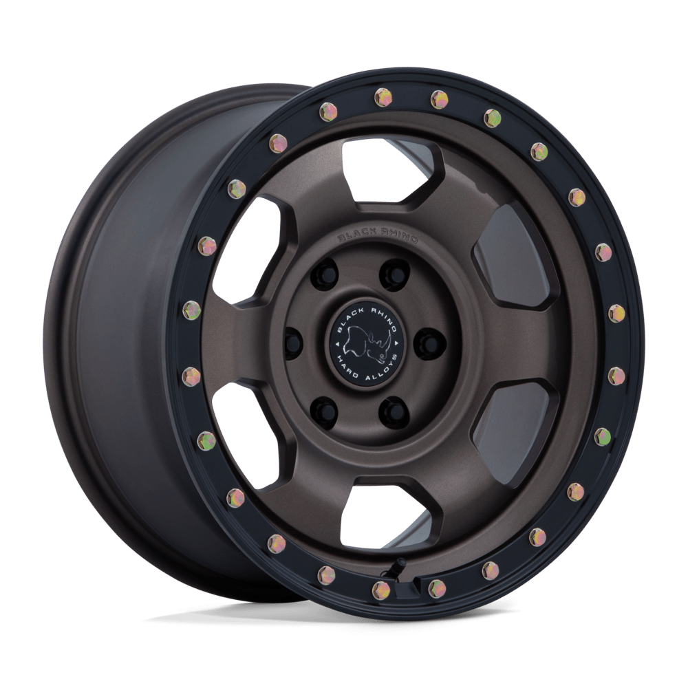 BLACK RHINO HARD ALLOYS BR029 TROOPER 17x8.5 25 6x139.7 BURNT BRONZE W/ MATTE BLK-LP