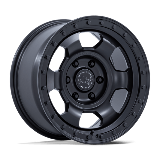 BLACK RHINO HARD ALLOYS BR029 TROOPER 17X8.5 25 5X130 MATTE BLACK