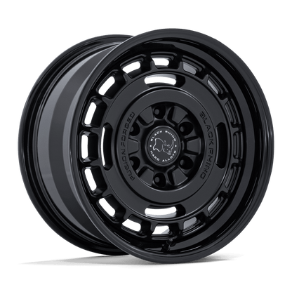 BLACK RHINO HARD ALLOYS BR600 VAGABOND 17X8 32 6X130 MATTE BLACK W/ GLOSS BLACK LIP
