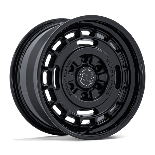 BLACK RHINO HARD ALLOYS BR600 VAGABOND 17X8.5 25 6X139.7 MATTE BLACK W/ GLOSS BLACK LIP