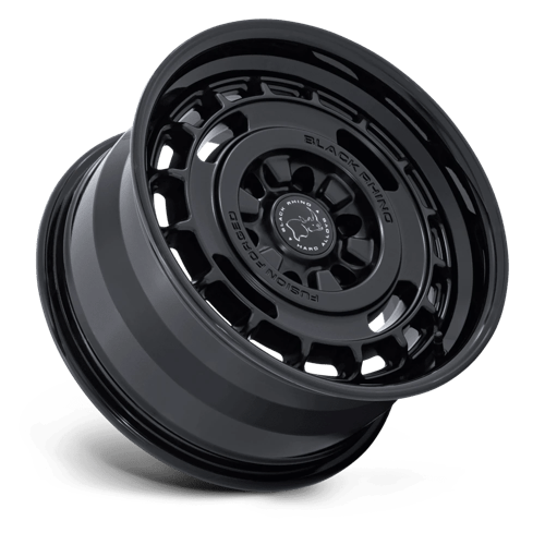 BLACK RHINO HARD ALLOYS BR600 VAGABOND 17X8 32 6X130 MATTE BLACK W/ GLOSS BLACK LIP