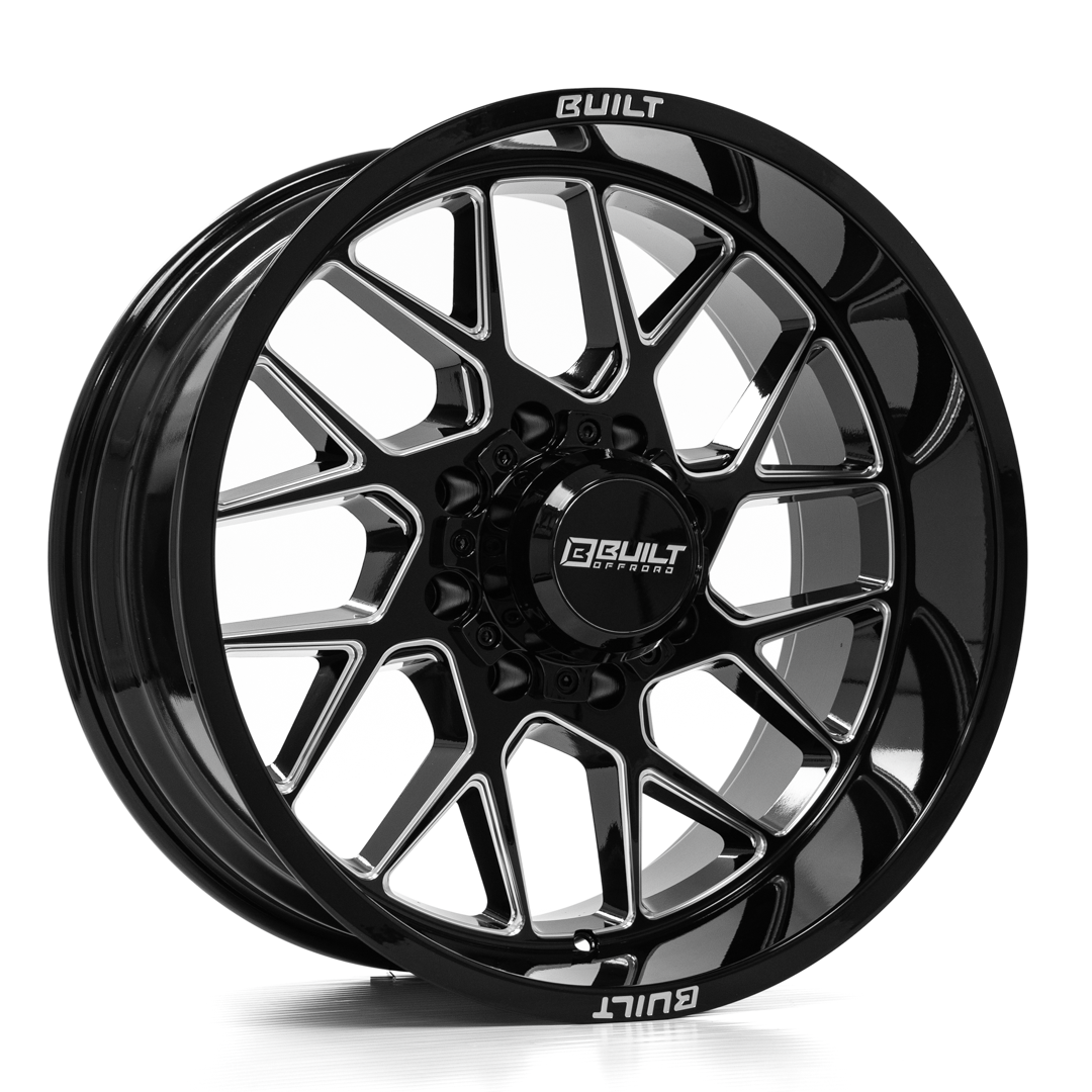 BUILT OFF-ROAD BTO-3 20x10 -19 8x170 GLOSS BLACK MILLED