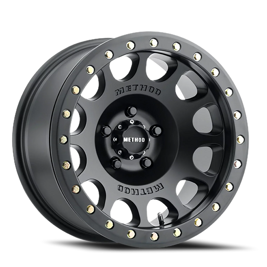 Method 105 17x9 5x114.3 (5x4.5) -38mm Beadlock Matte Black MR10579012538B